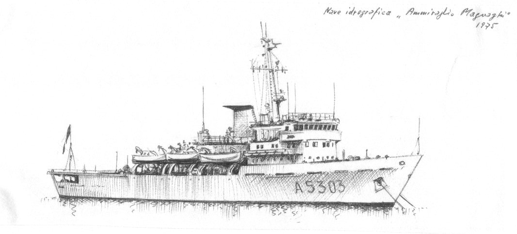 1975 - Nave idrografica 'Ammiraglio Magnaghi'